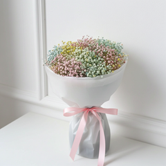 Pastel Gypsophila Bouquet (Baby’s Breath Flowers)
