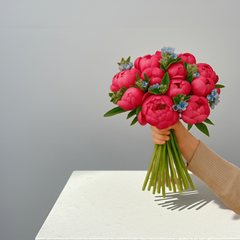 Royal Peony Pink Blossom Bouquet