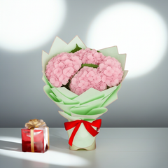Fresh Floral Bouquet - Pink Hydrangea delight