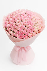 Luxury Pink Spray Roses Premium Bouquet - Rawadat Al Ward