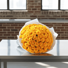 Sunshine Bouquet: Yellow Rose Luxury - Rawadat Al Ward
