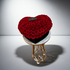Red Rose Heart Box - Luxury Edition