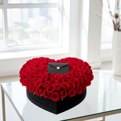 Red Rose Heart Box - Luxury Edition