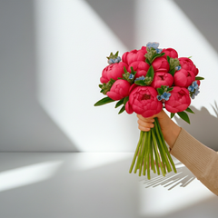 Royal Peony Pink Blossom Bouquet