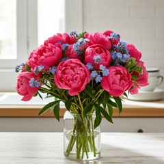 Royal Peony Pink Blossom Bouquet