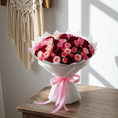 Exquisite Rose Medley Bouquet - Premium Collection