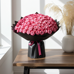 Regal Fresh Purple Rose Bouquet