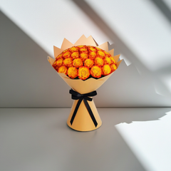 Royal Sunset Orange Rose Bouquet