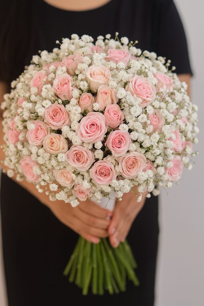 Baby’s Breath Bridal Bouquet - Rawadat Al Ward