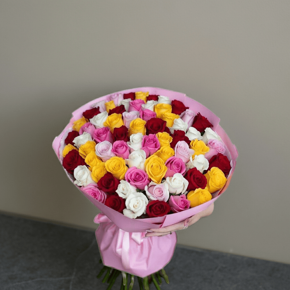 Colorful Rose Arrangement for Every Occasion - Rawadat Al Ward