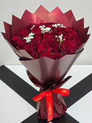 Classic Red Rose Floral Arrangement