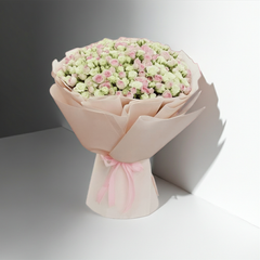 Luxury Pink And White Spray Rose Bouquet