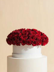 Luxury 80 Red Roses Box – Timeless Elegance in Bloom - Rawadat Alward
