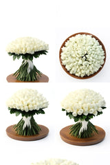 Pure White Roses Bouquet - Rawadat Al Ward