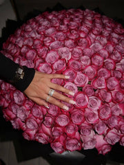 Regal Fresh Purple Rose Bouquet