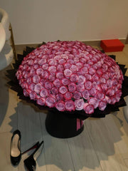 Regal Fresh Purple Rose Bouquet