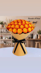 Sunset Orange Rose Bouquet - Rawadat Al Ward