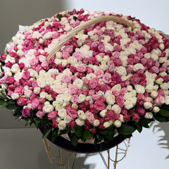 Luxury Giant Rose Basket Arrangement