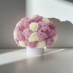 Pink and White Hydrangea Flower Arrangement